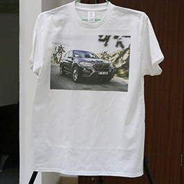 A3 tişört yazıcısı WER-E2000T tərəfindən ağ t-shirt çap nümunəsi 2